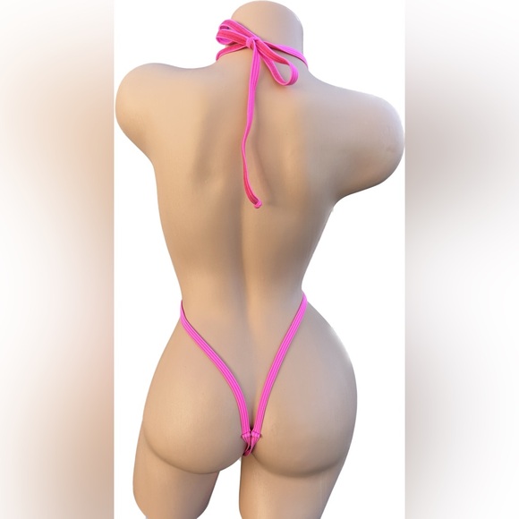 Exotic dance wear Stripper Outfit Slingshot Handmade - Picture 2 of 2